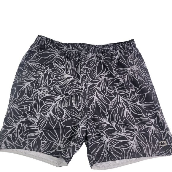 Quiksilver Men’s XL Drawstring Waist Swim Trunks Meshed Lined - Picture 1 of 12